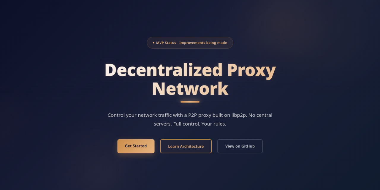 Quick Start | Bethrou - Decentralized P2P Proxy Network